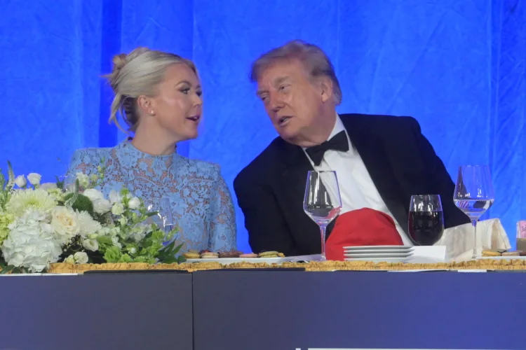 Trump returns to correspondents' dinner and jokes about a third term